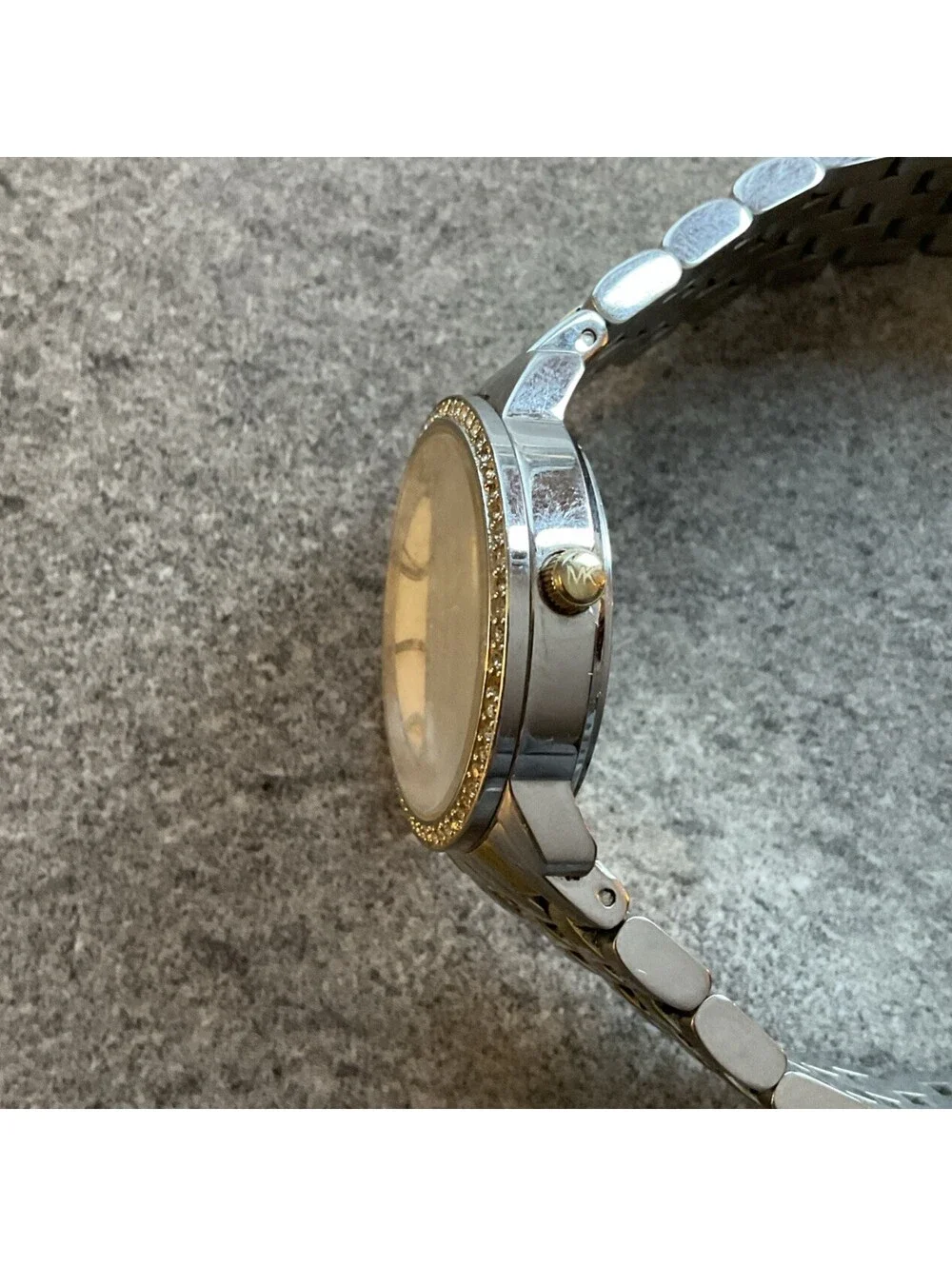 Michael Kors Womens Watch 35mm Stainless Steel Case & Band MOP Dial MK3139 A18